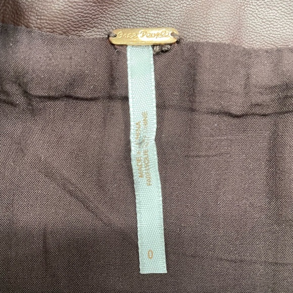 Free People faux leather skirt - Picture 5 of 5